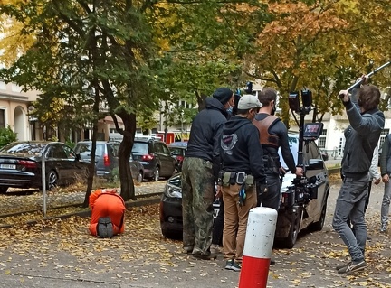 Dreharbeiten für die ARD...